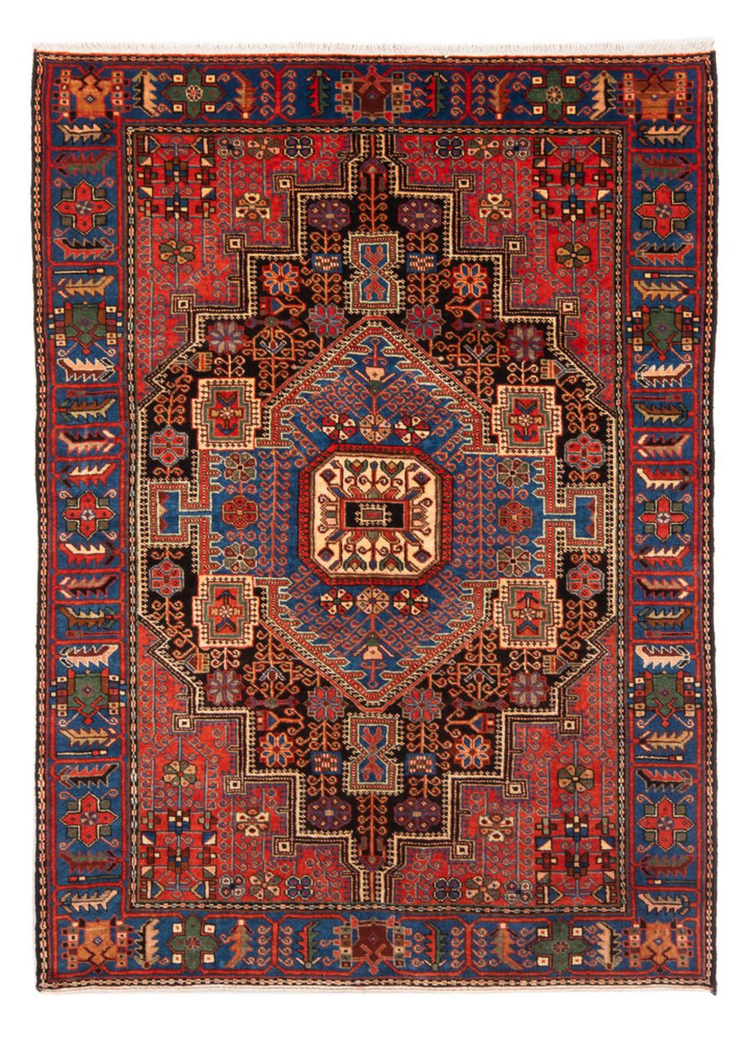 Perserteppich - Nomadic - 205 x 137 cm - blau