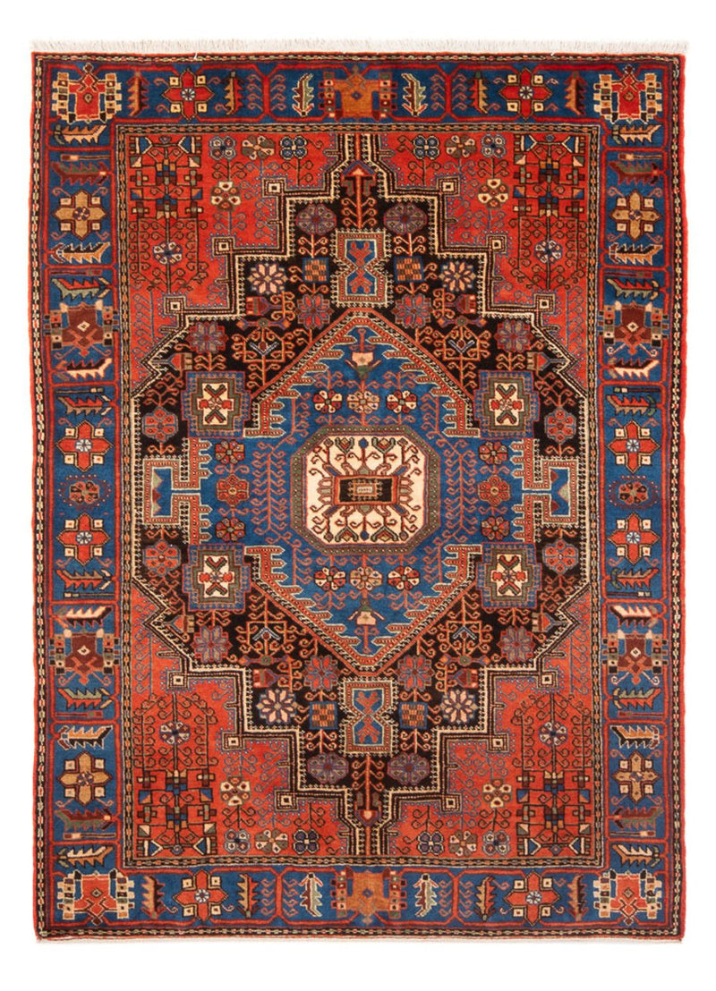 Perserteppich - Nomadic - 196 x 150 cm - blau