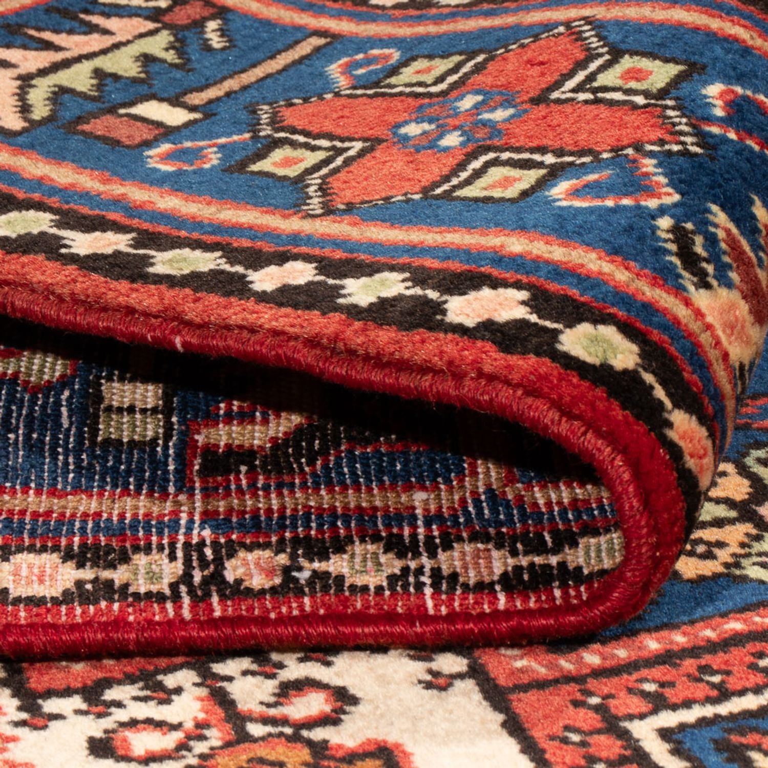 Perserteppich - Nomadic - 200 x 146 cm - blau