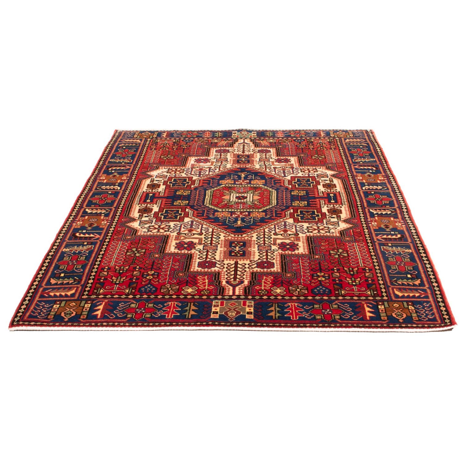 Perserteppich - Nomadic - 200 x 146 cm - blau