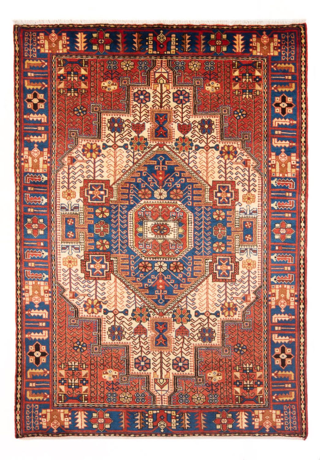 Perserteppich - Nomadic - 210 x 142 cm - blau