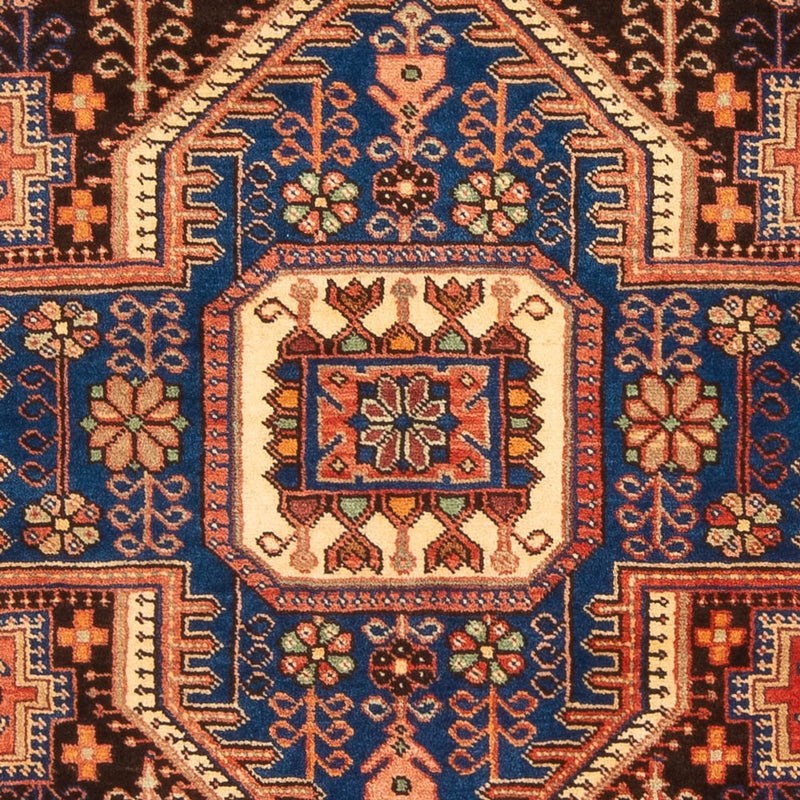 Tapis persan - Nomadic - 202 x 140 cm - bleu foncé