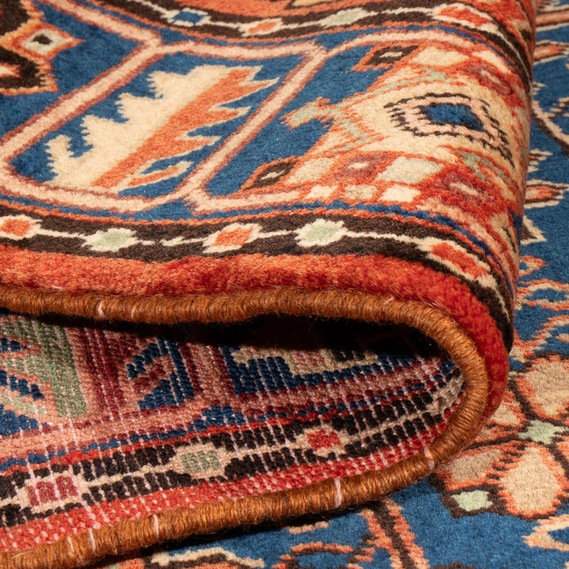 Tapis persan - Nomadic - 202 x 140 cm - bleu foncé
