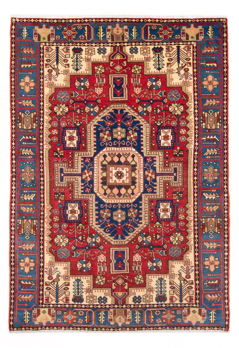 Tapis persan - Nomadic - 196 x 147 cm - bleu
