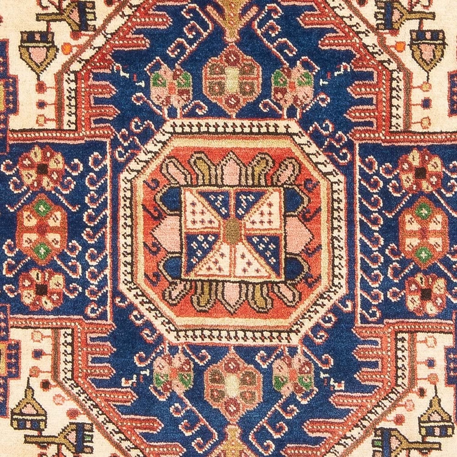 Tapis persan - Nomadic - 197 x 140 cm - bleu