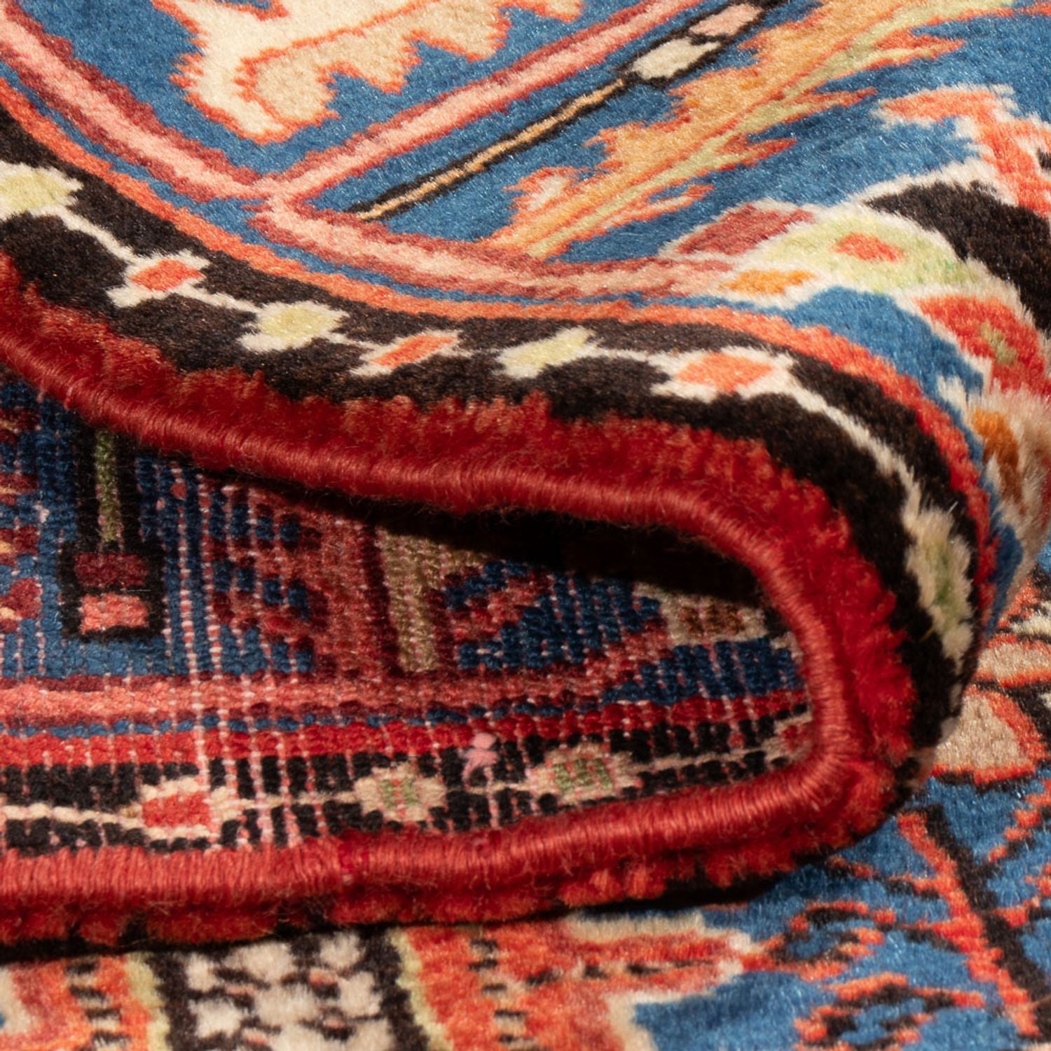 Perserteppich - Nomadic - 212 x 138 cm - blau