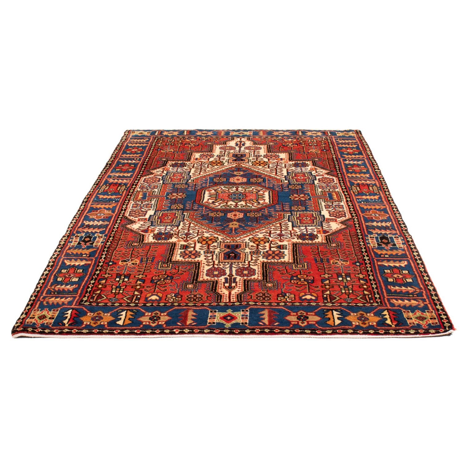 Perserteppich - Nomadic - 212 x 138 cm - blau