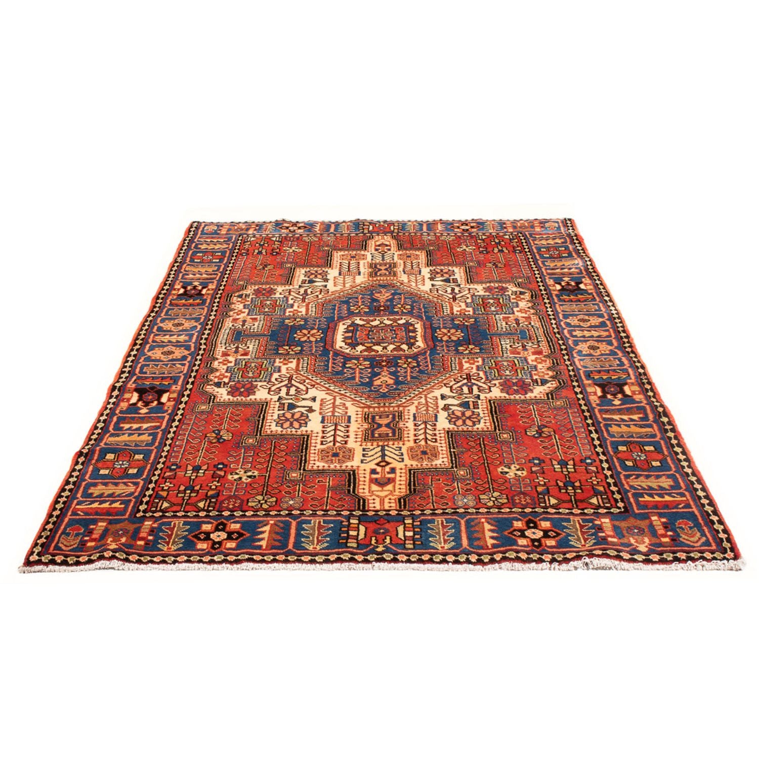 Perserteppich - Nomadic - 213 x 140 cm - blau