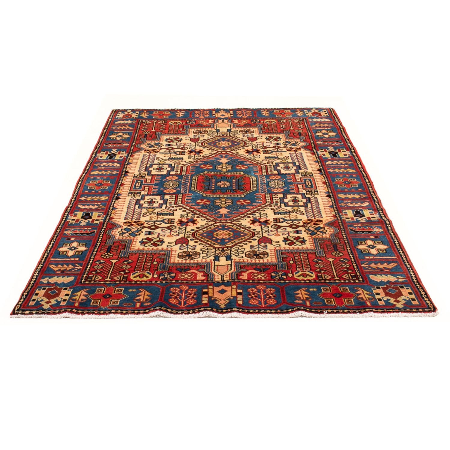 Perserteppich - Nomadic - 200 x 134 cm - blau