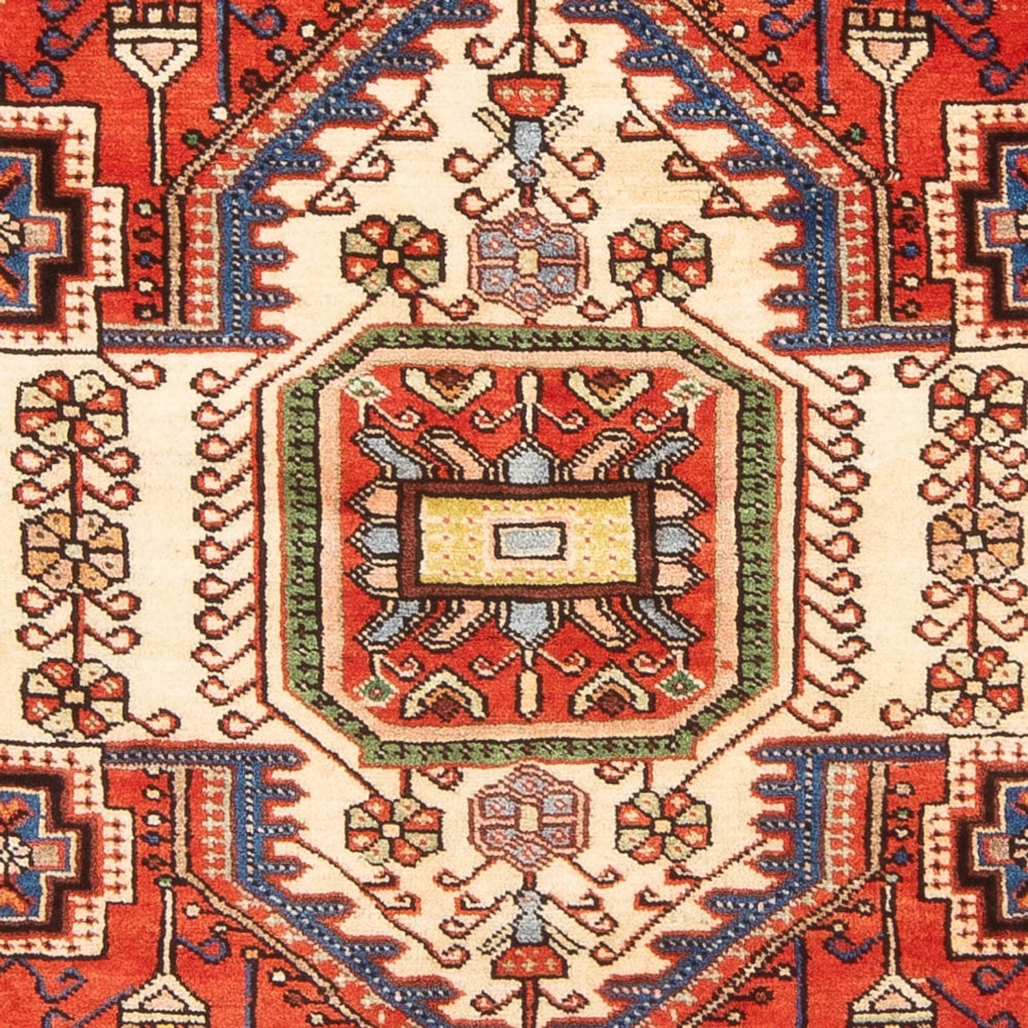 Perserteppich - Nomadic - 198 x 140 cm - hellbeige