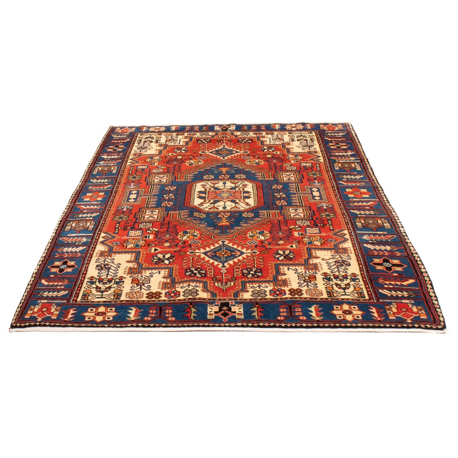 Perserteppich - Nomadic - 202 x 140 cm - blau