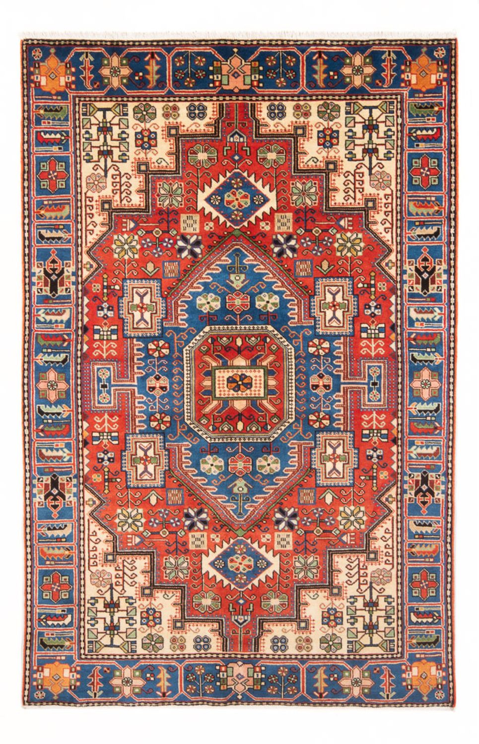 Perserteppich - Nomadic - 203 x 132 cm - blau