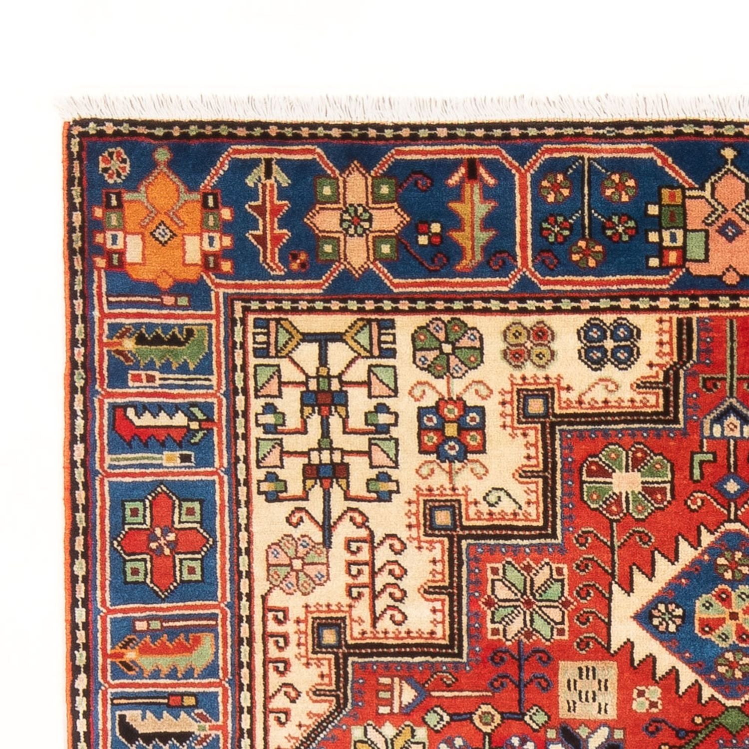 Perserteppich - Nomadic - 203 x 132 cm - blau