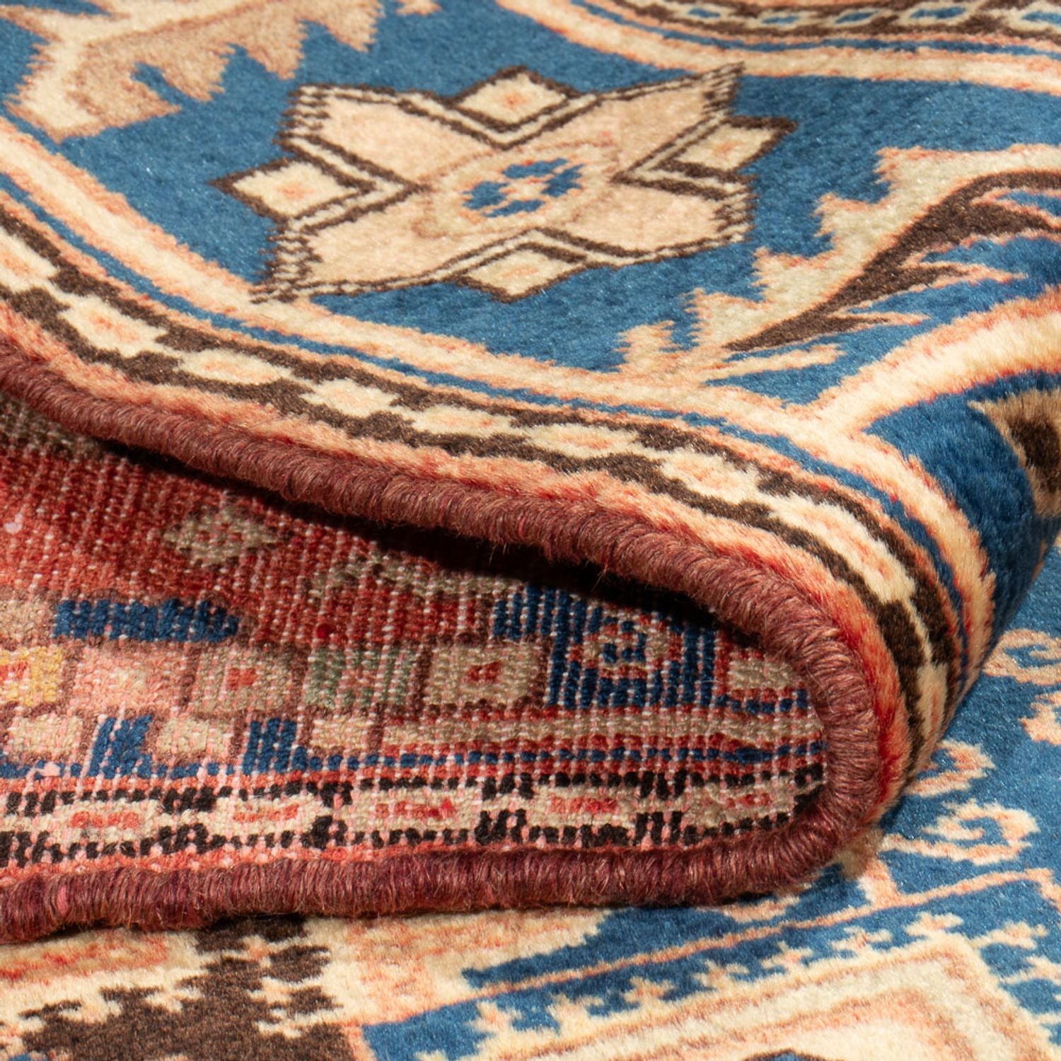 Tapis persan - Nomadic - 200 x 150 cm - bleu