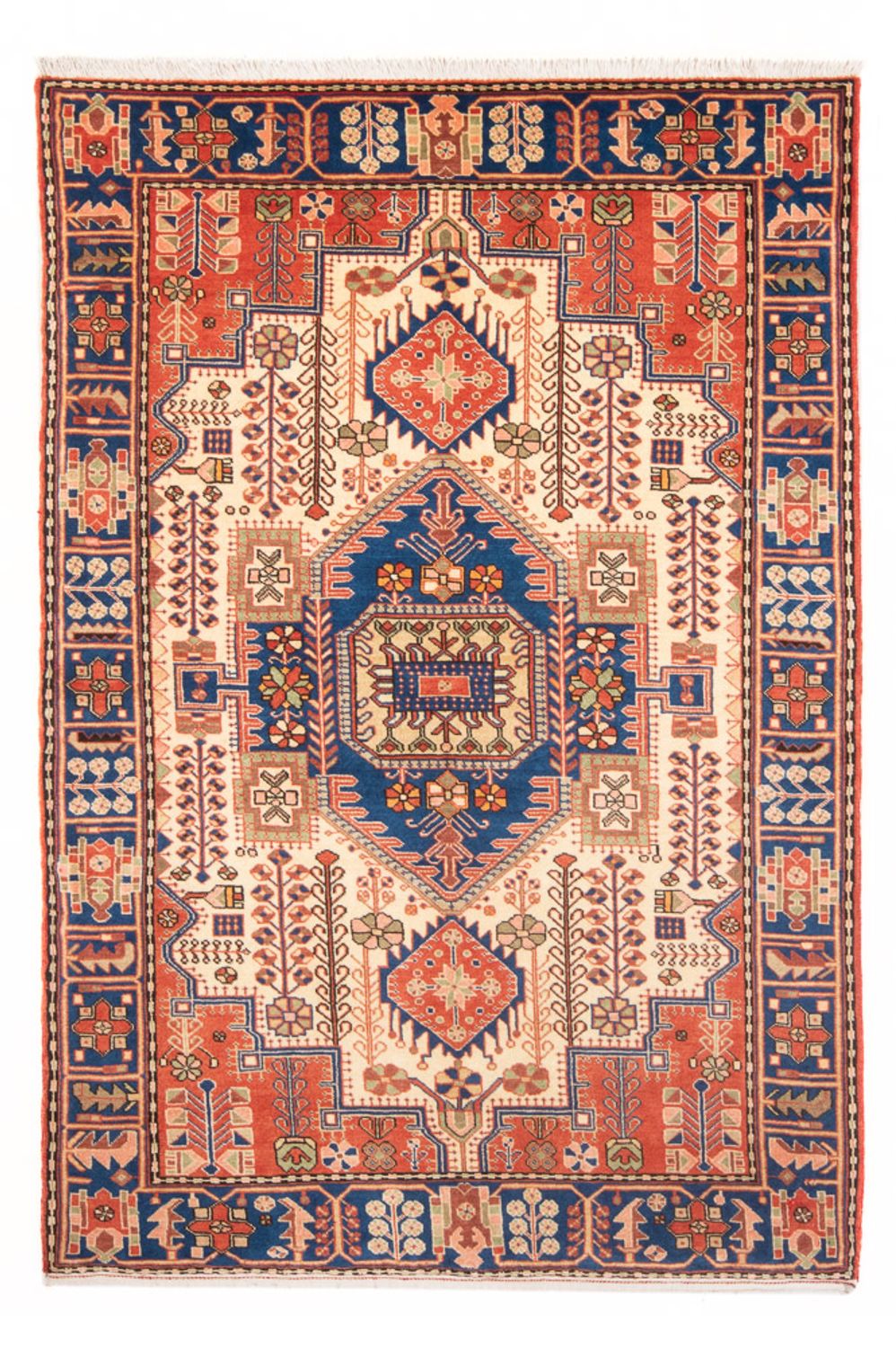 Perserteppich - Nomadic - 200 x 137 cm - hellbeige