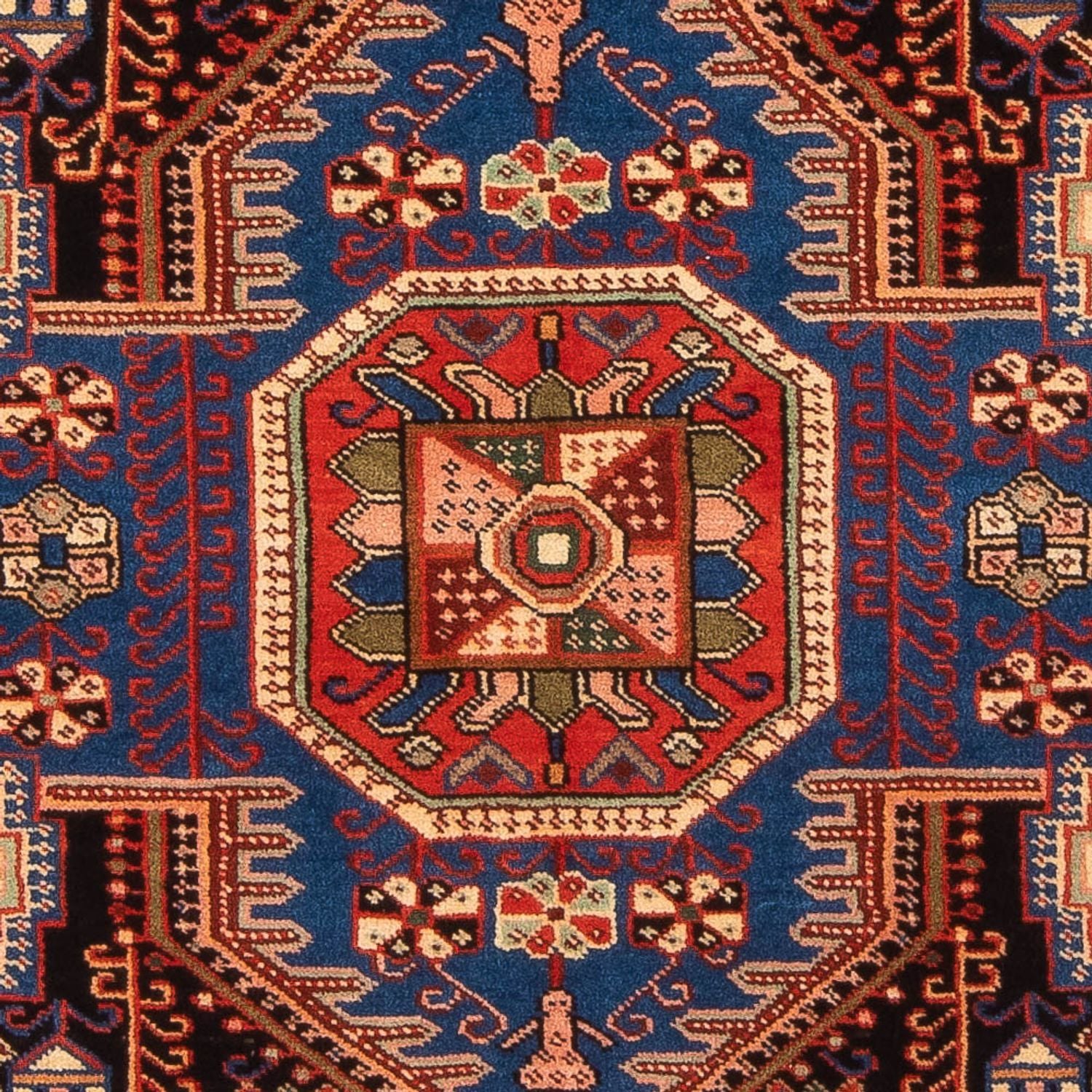 Perserteppich - Nomadic - 187 x 136 cm - bordeauxrot
