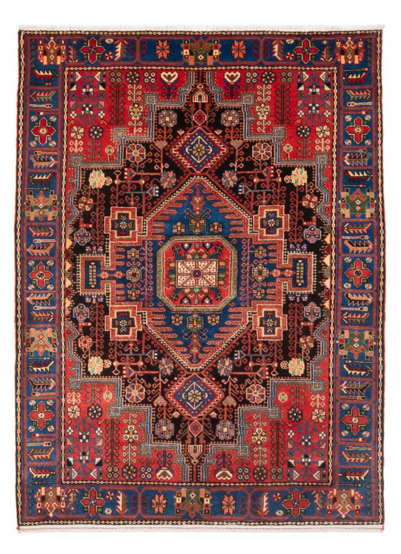Perserteppich - Nomadic - 202 x 148 cm - bordeauxrot