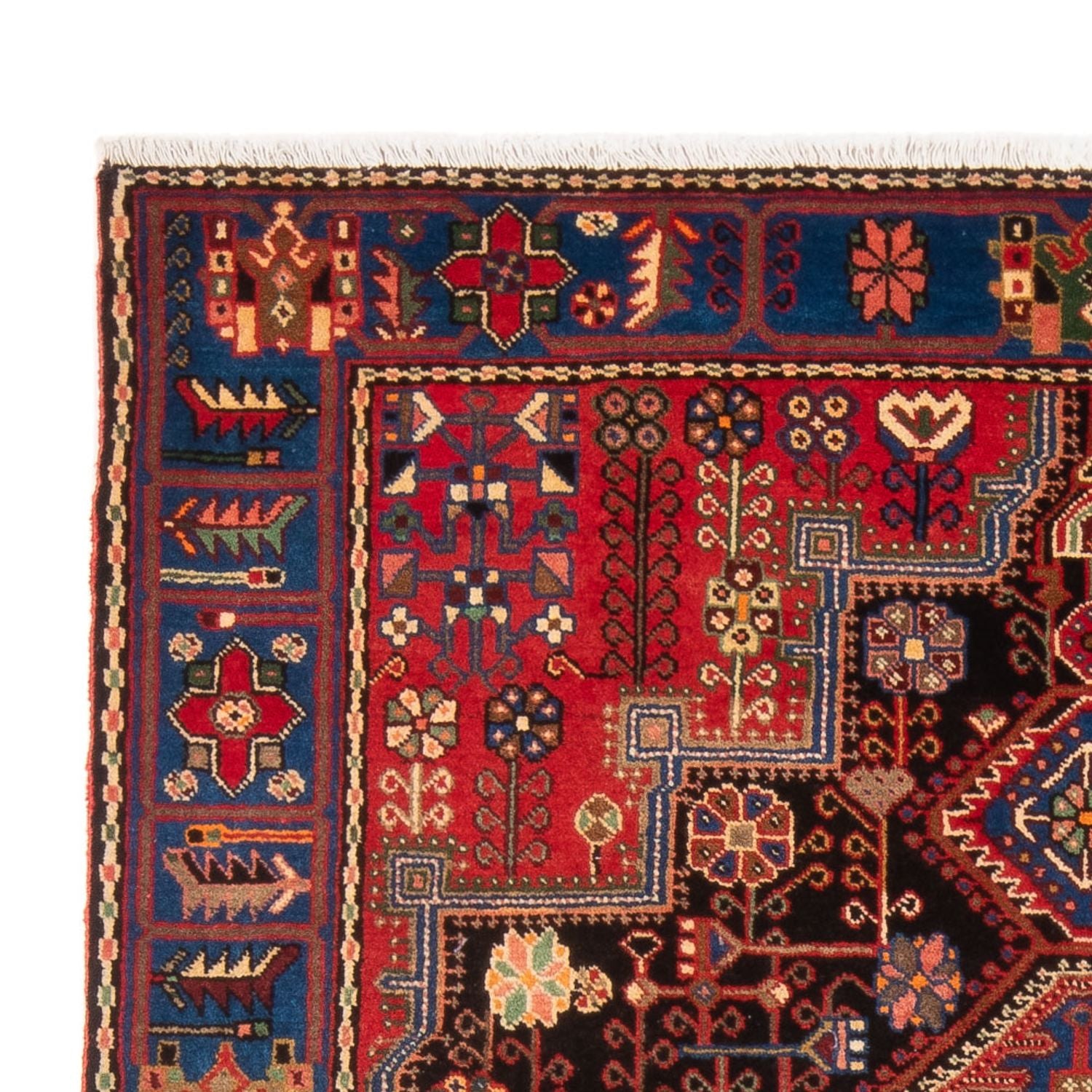 Perserteppich - Nomadic - 202 x 148 cm - bordeauxrot