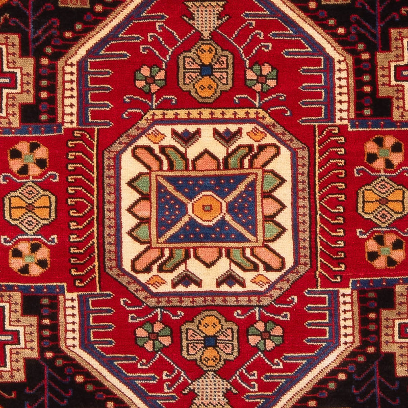 Perserteppich - Nomadic - 200 x 147 cm - bordeauxrot