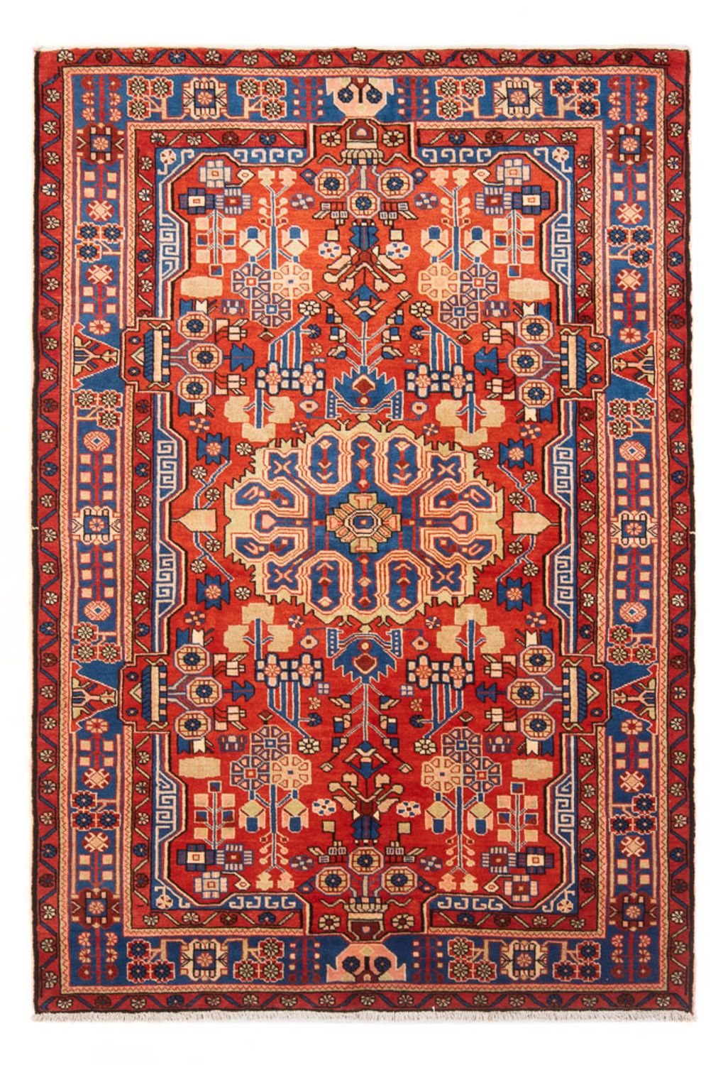Perserteppich - Nomadic - 201 x 149 cm - rot
