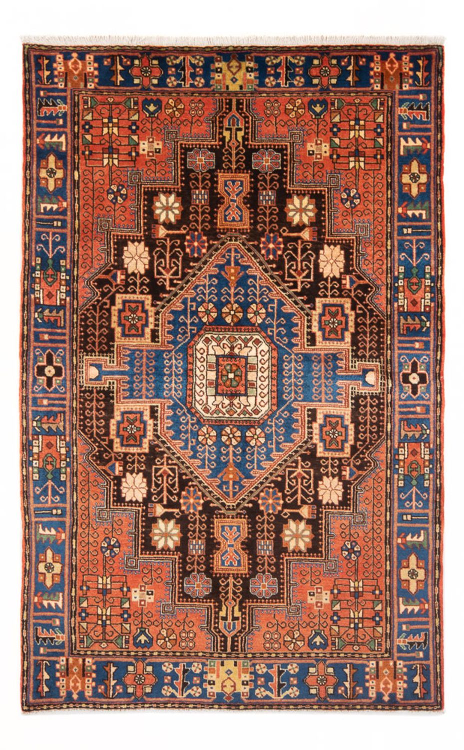 Perserteppich - Nomadic - 201 x 137 cm - blau