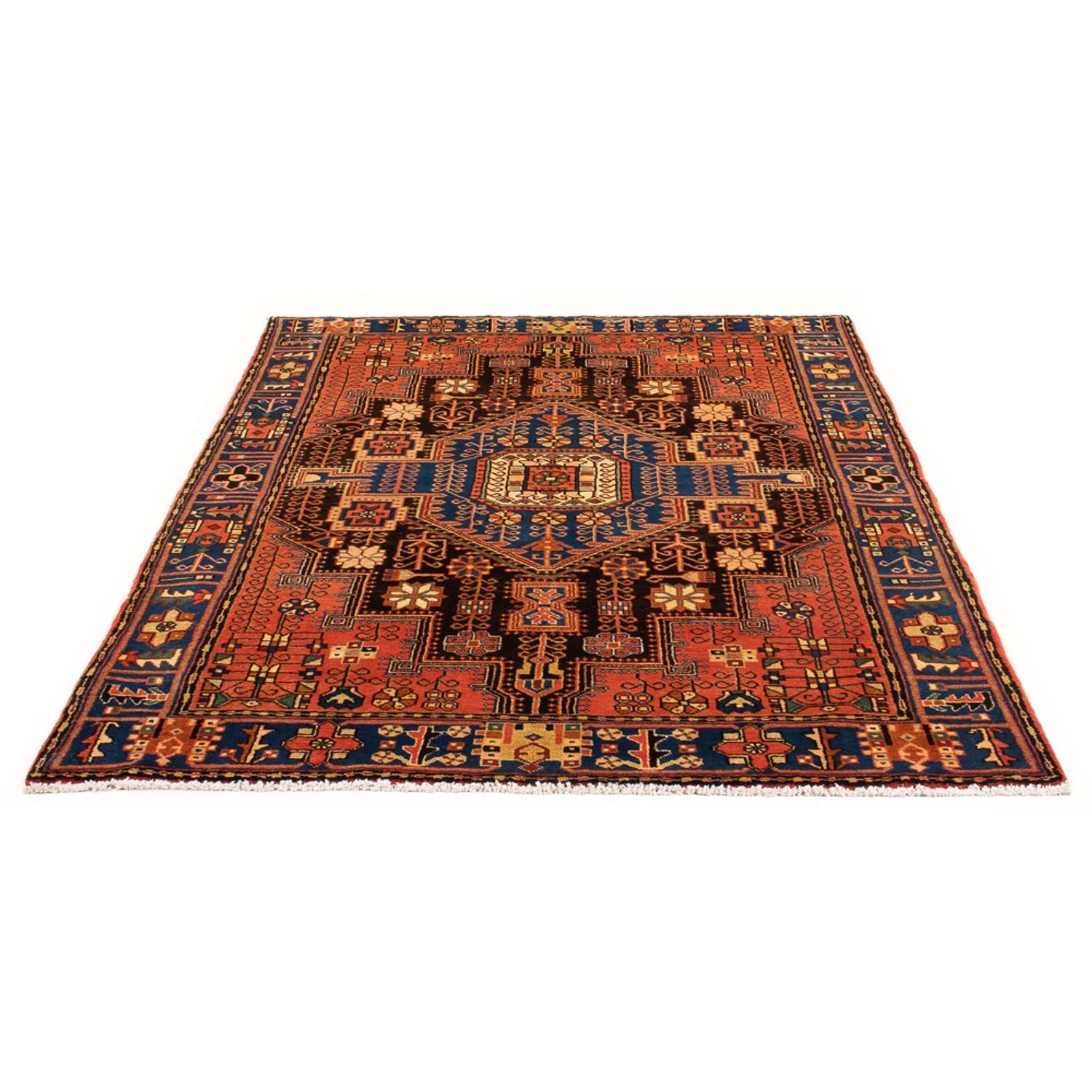 Perserteppich - Nomadic - 201 x 137 cm - blau