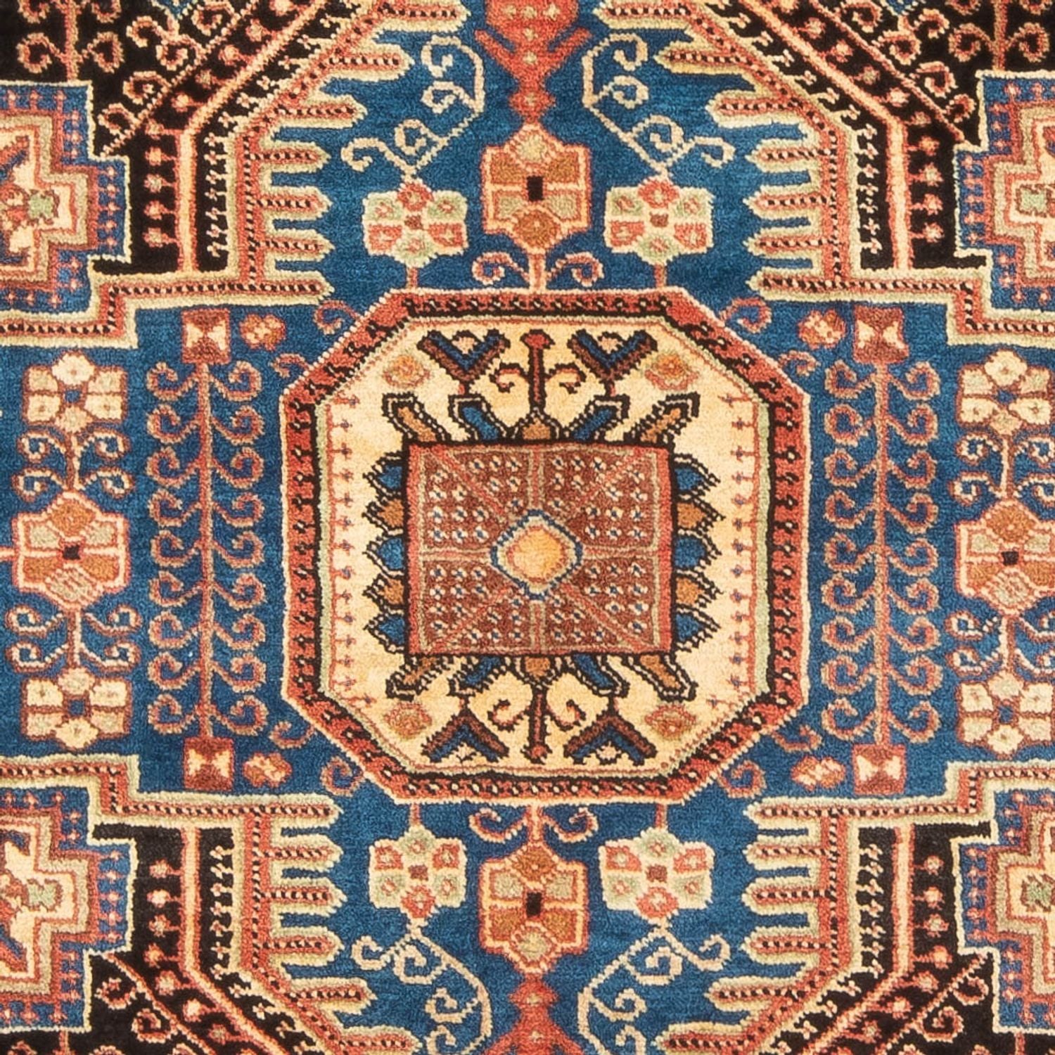 Perserteppich - Nomadic - 188 x 156 cm - dunkelblau