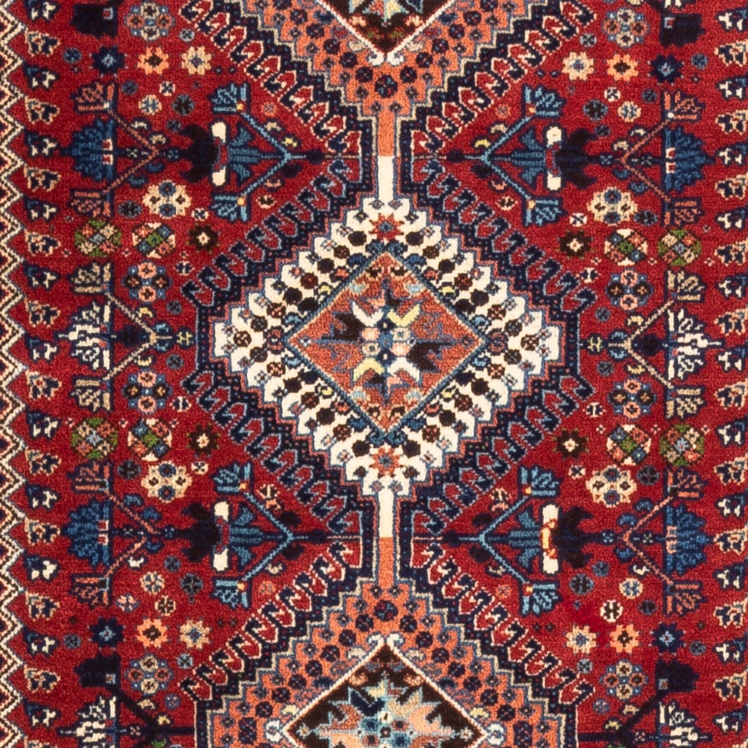 Läufer Perser - Nomadic - 218 x 76 cm - dunkelrot