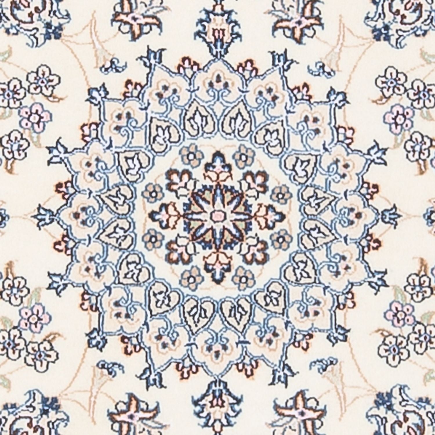 Tapis persan - Nain - Premium - 128 x 82 cm - crème