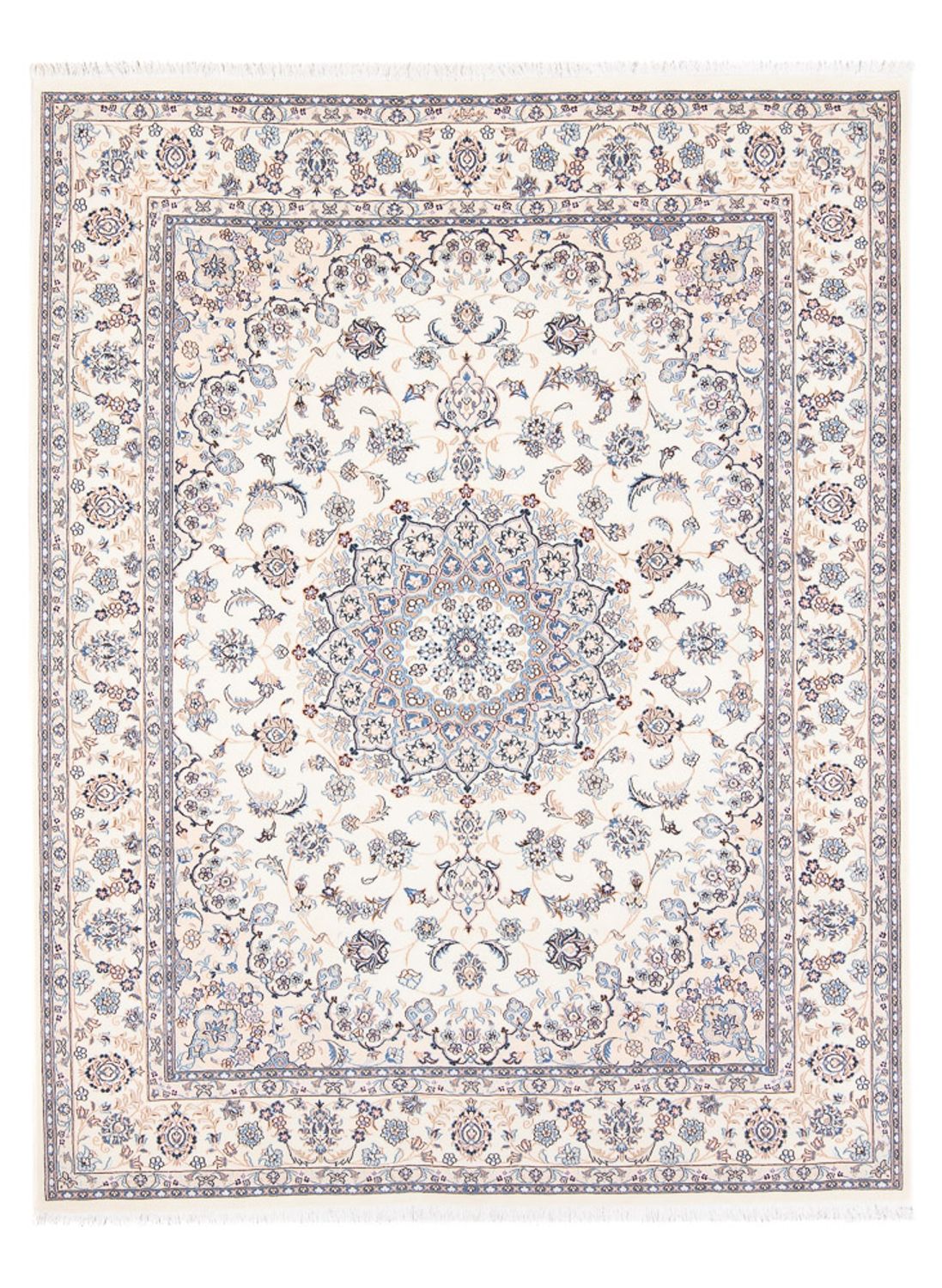 Tapis persan - Nain - Premium - 207 x 150 cm - crème