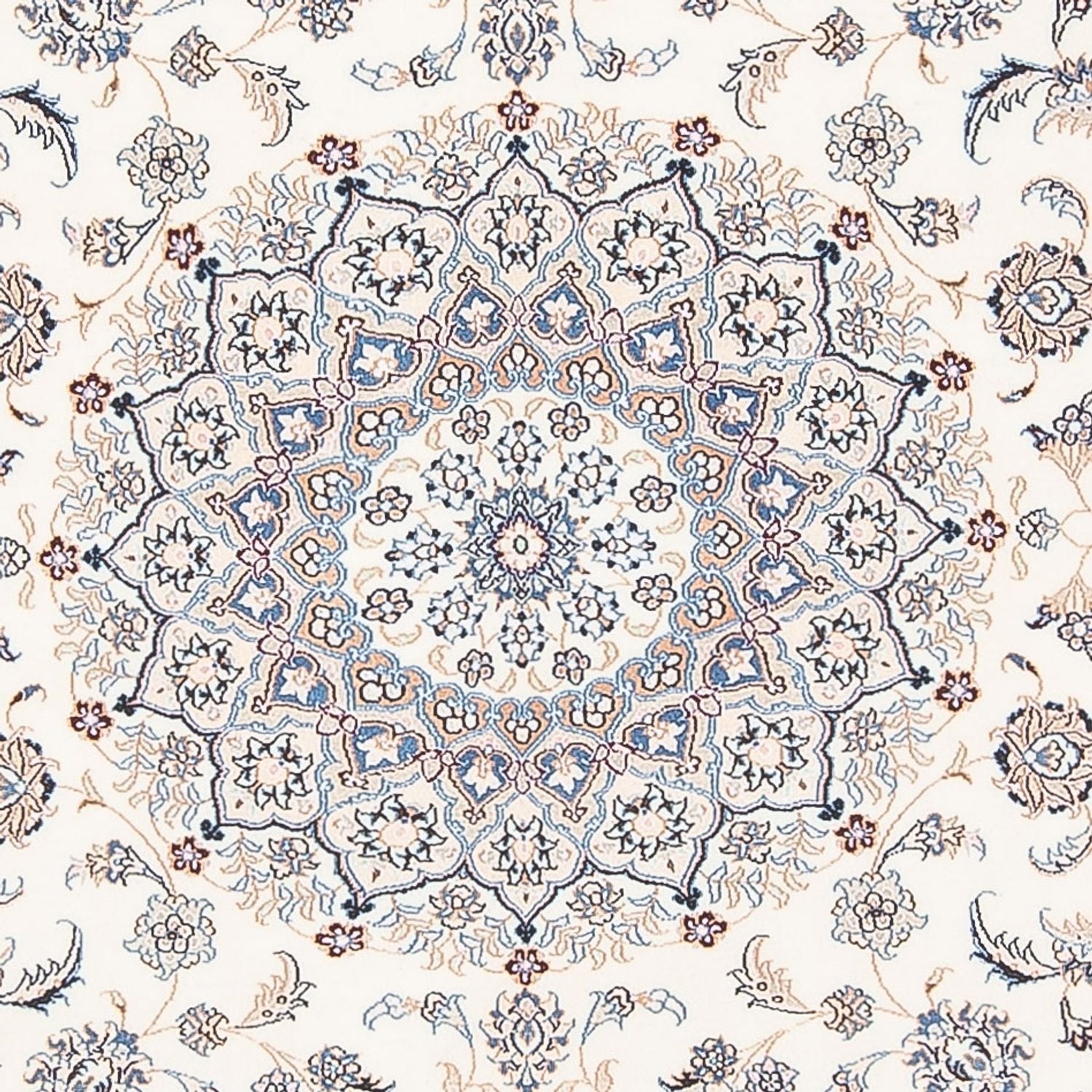 Tapis persan - Nain - Premium - 207 x 150 cm - crème