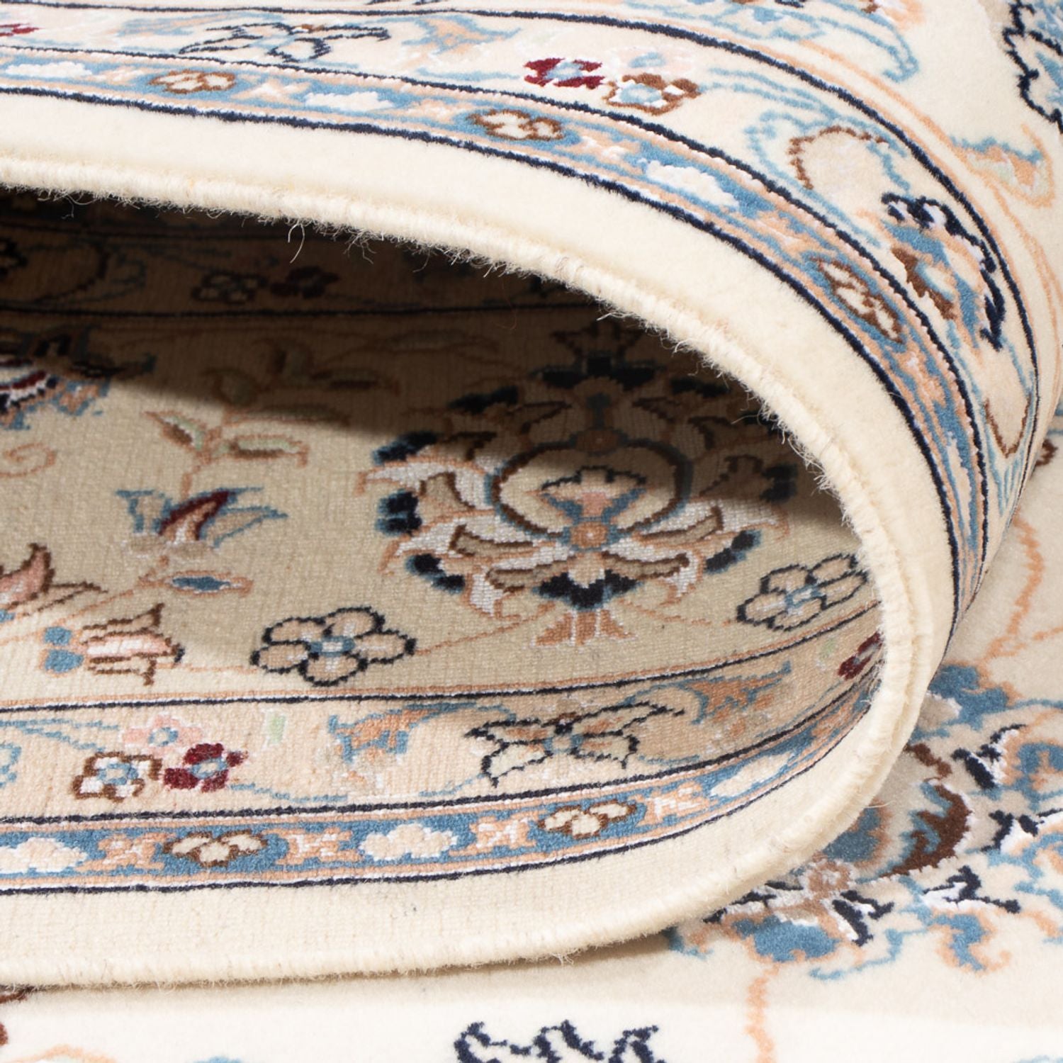 Tapis persan - Nain - Premium - 207 x 150 cm - crème