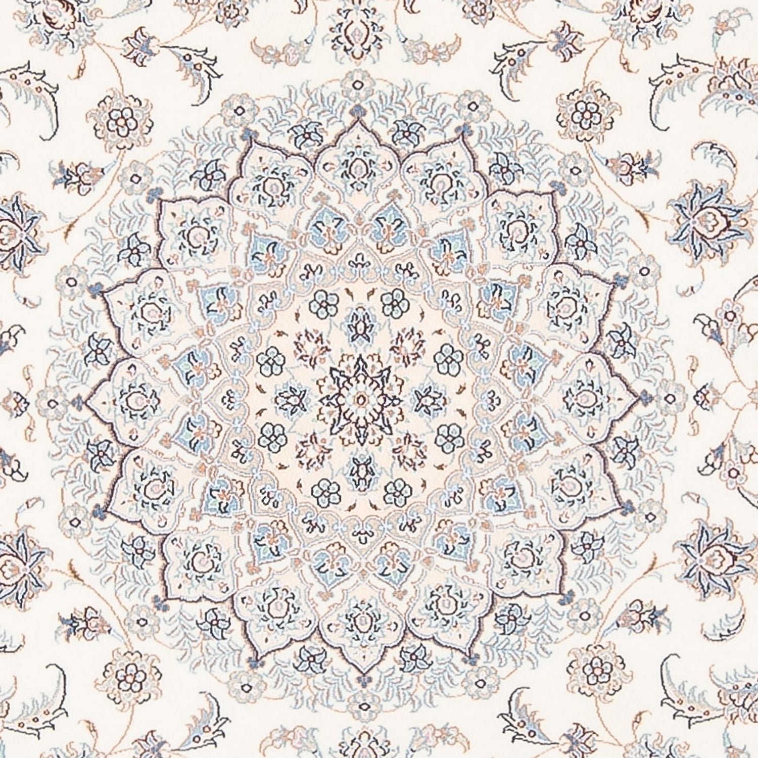 Tapis persan - Nain - Premium - 208 x 150 cm - crème