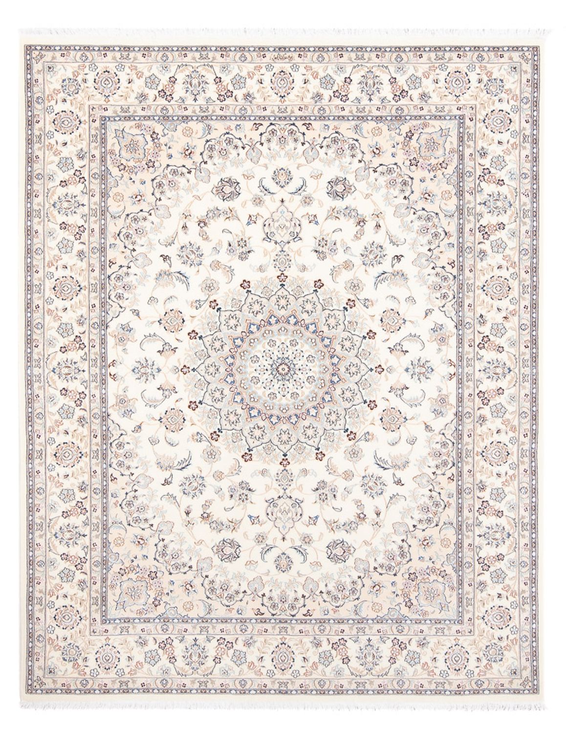 Tapis persan - Nain - Premium - 200 x 150 cm - crème