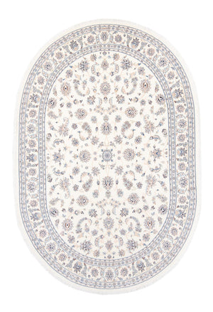 Tapis persan - Nain - Premium - 240 x 165 cm - crème