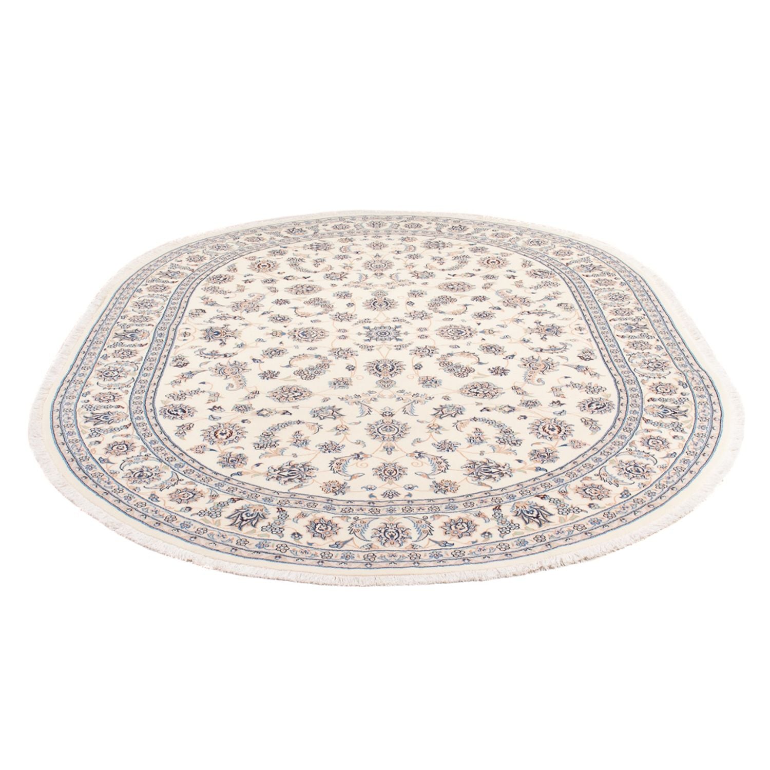 Tapis persan - Nain - Premium - 240 x 165 cm - crème