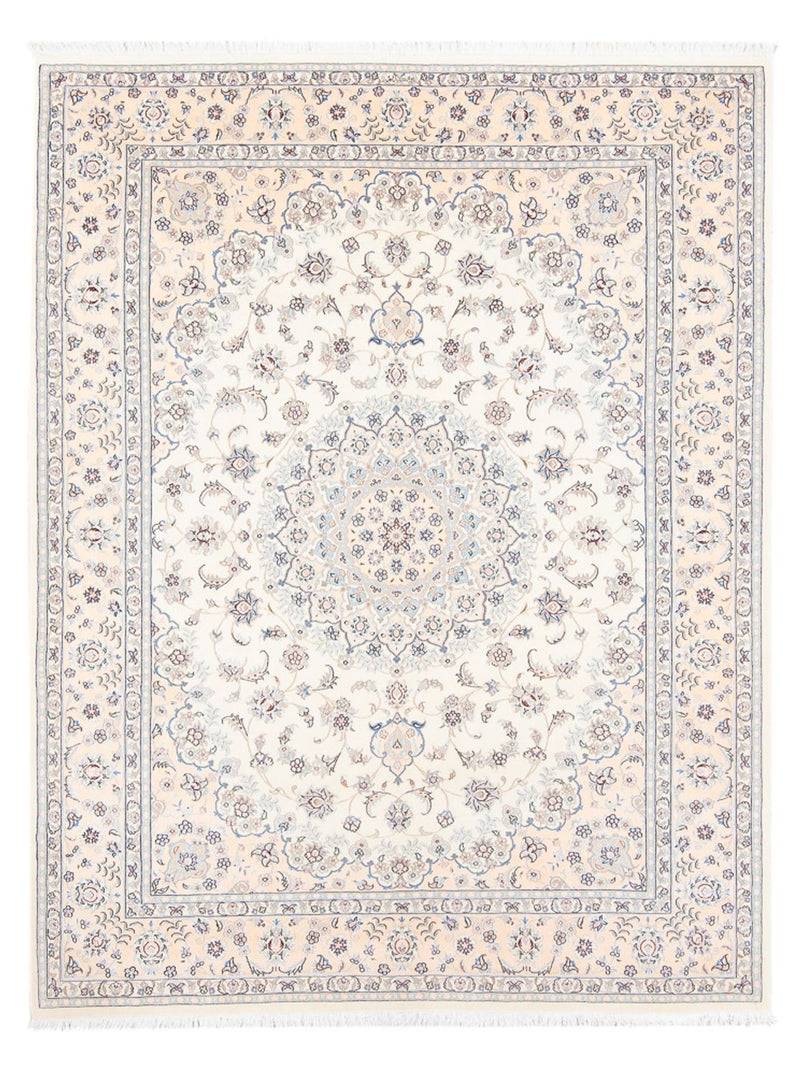 Tapis persan - Nain - Premium - 206 x 155 cm - crème