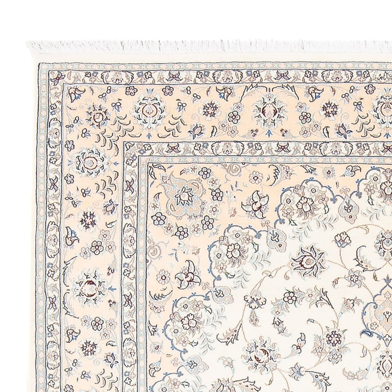 Tapis persan - Nain - Premium - 206 x 155 cm - crème