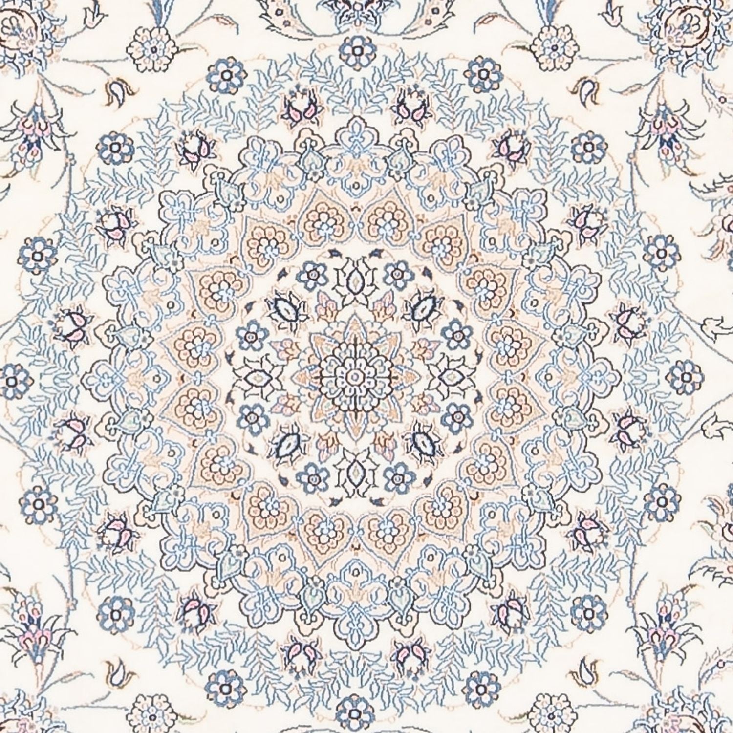 Tapis persan - Nain - Premium - 236 x 169 cm - bleu clair