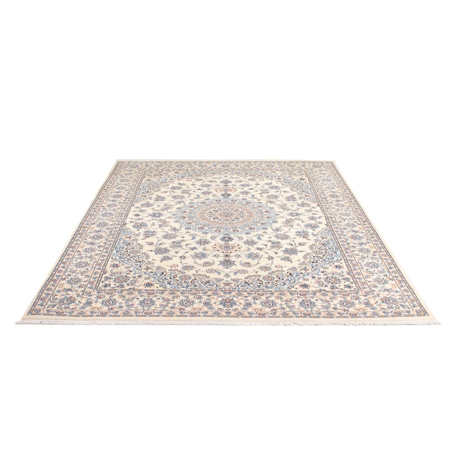 Tapis persan - Nain - Premium - 236 x 169 cm - bleu clair