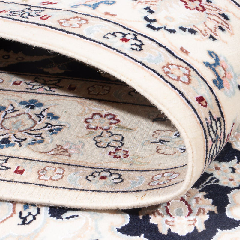 Tapis persan - Nain - Premium - 164 x 108 cm - bleu foncé