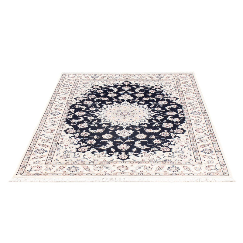Tapis persan - Nain - Premium - 164 x 108 cm - bleu foncé