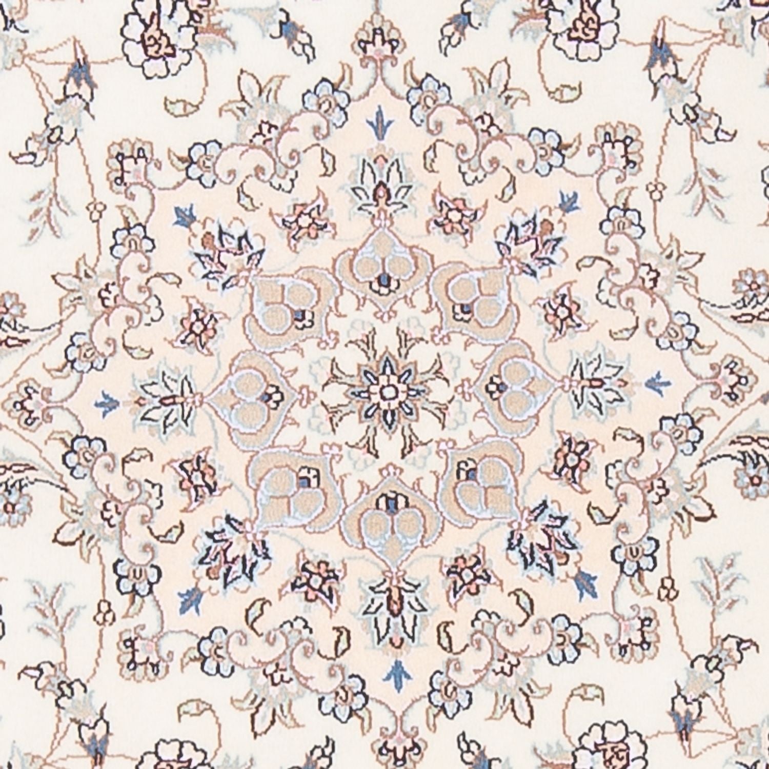Tapis persan - Nain - Premium - 162 x 110 cm - bleu clair