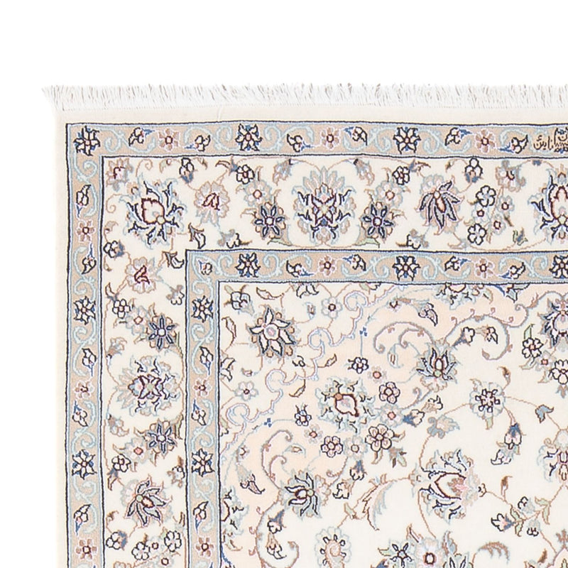 Tapis persan - Nain - Premium - 162 x 110 cm - bleu clair