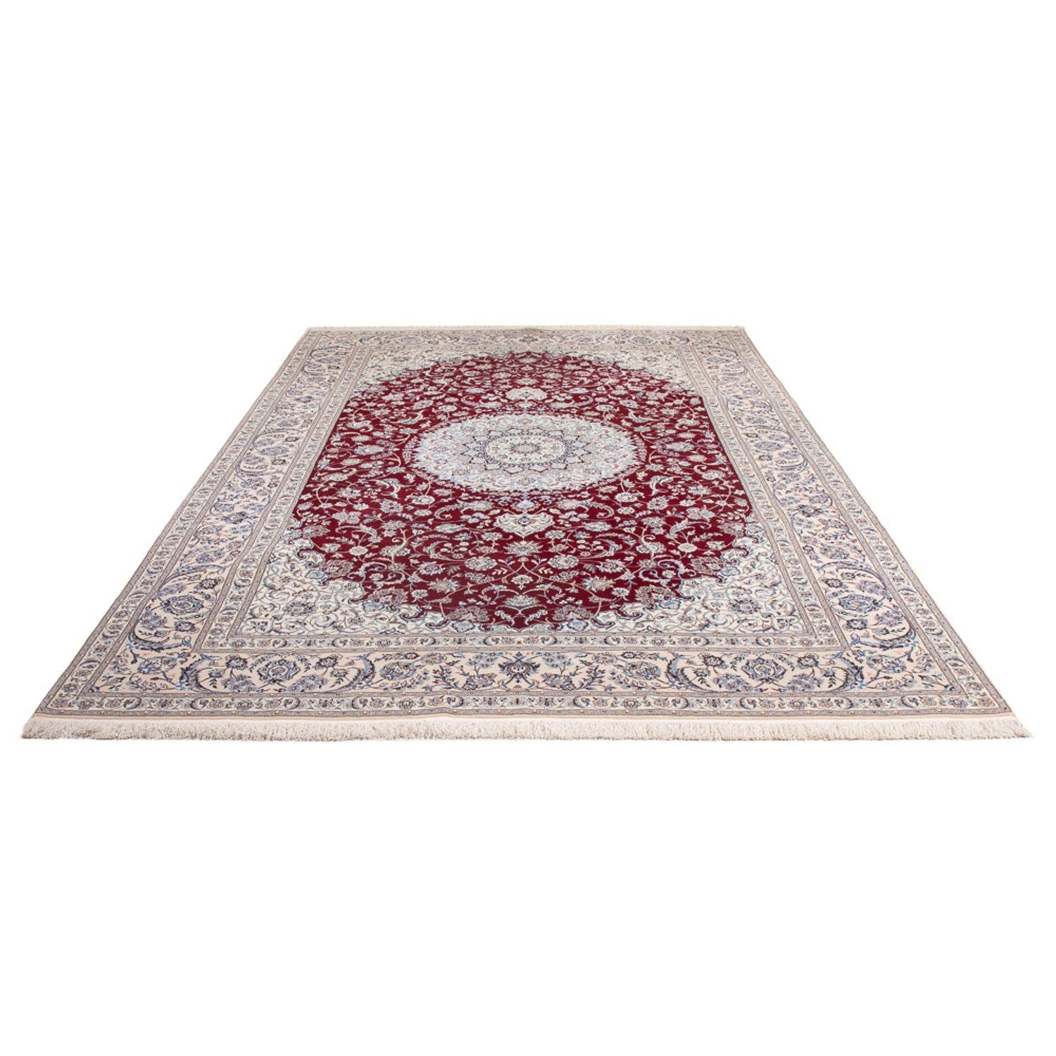 Tapis persan - Nain - Premium - 307 x 199 cm - rouge