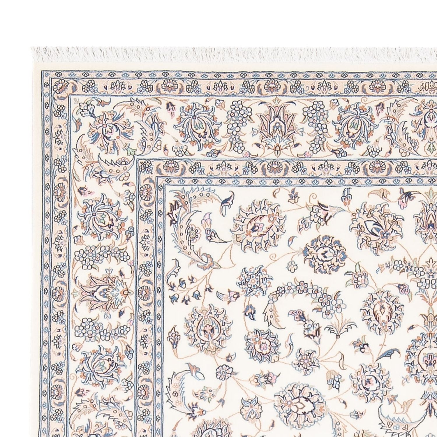 Tapis persan - Nain - Premium - 238 x 169 cm - crème