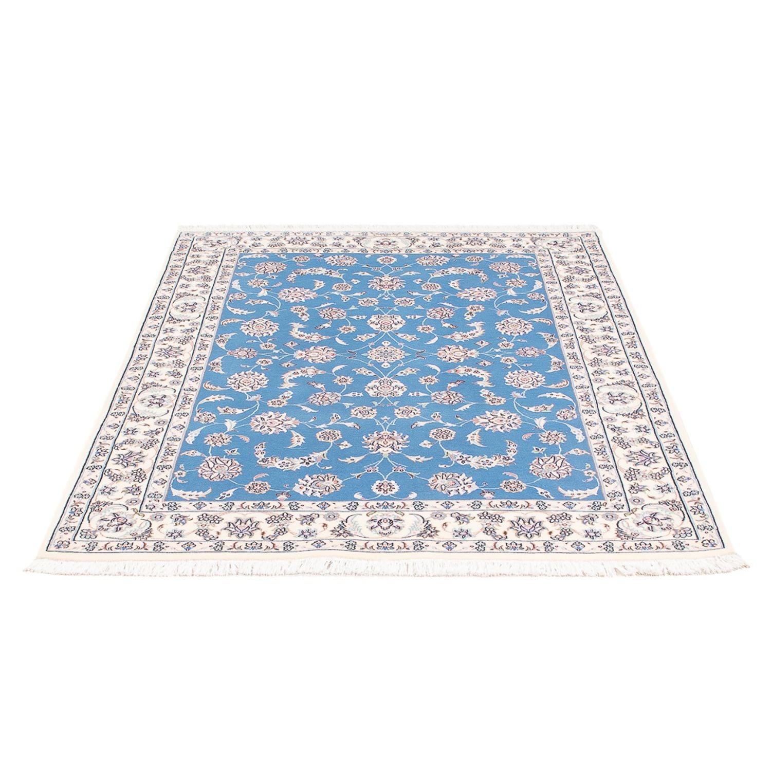 Tapis persan - Nain - Premium - 156 x 111 cm - bleu