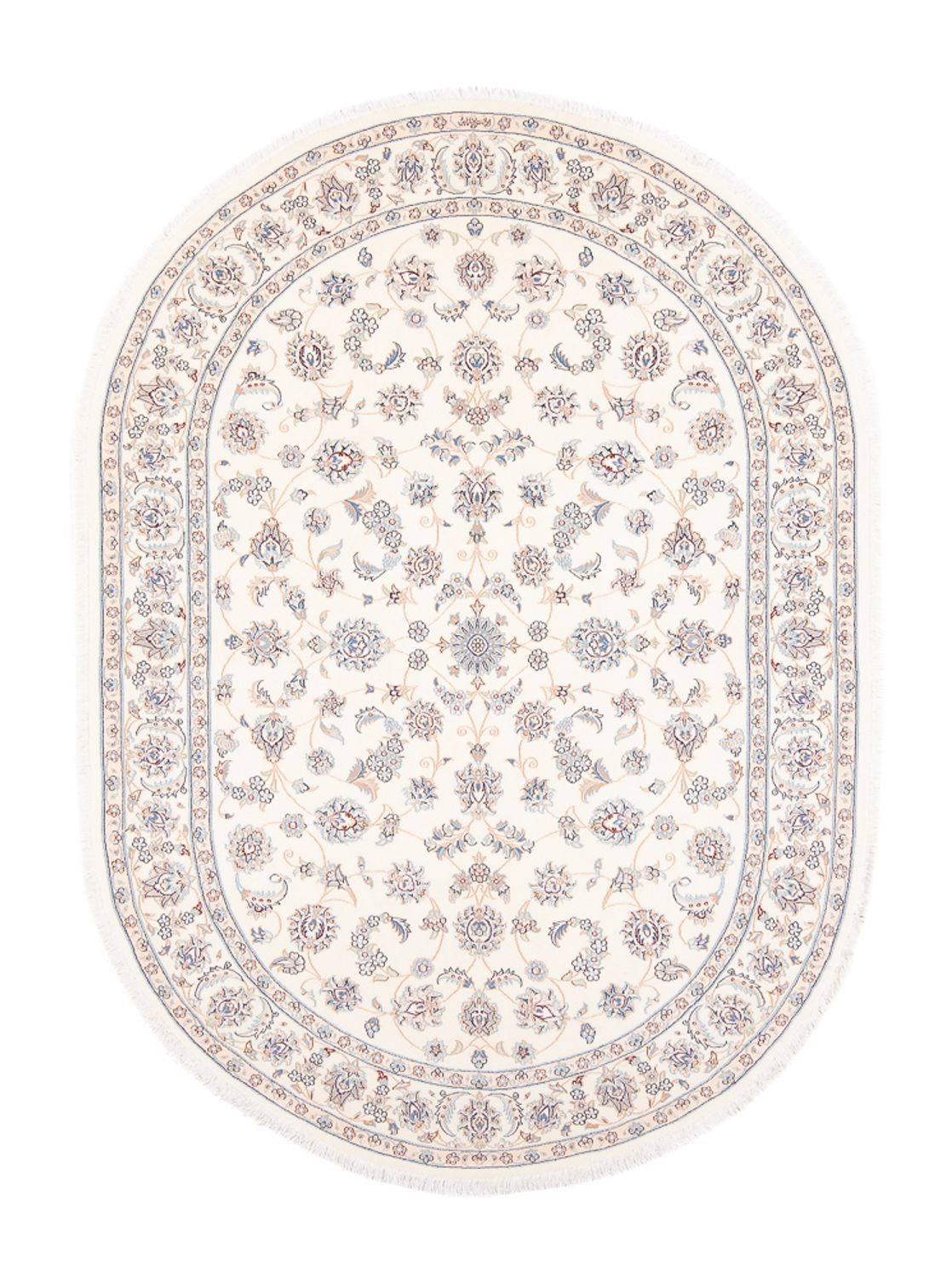 Perserteppich - Nain - Premium - 200 x 138 cm - creme
