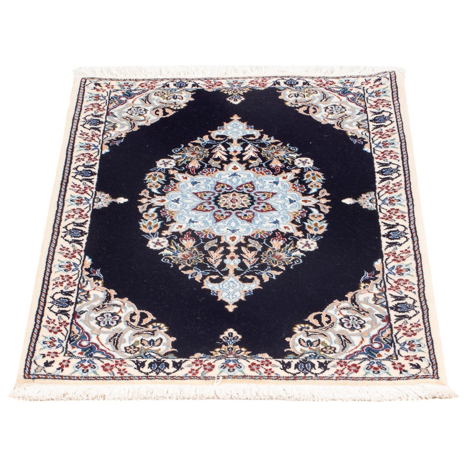 Tapis persan - Nain - Premium - 75 x 50 cm - bleu clair