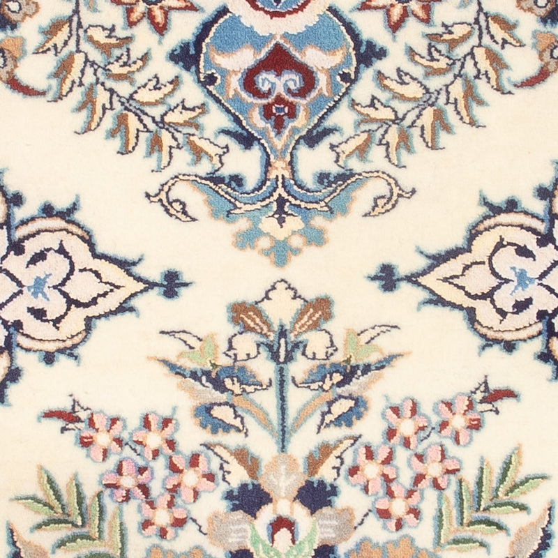 Tapis persan - Nain - Premium - 80 x 50 cm - crème